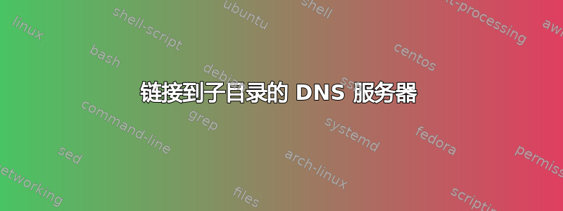 链接到子目录的 DNS 服务器