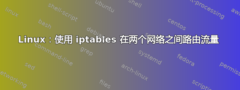 Linux：使用 iptables 在两个网络之间路由流量