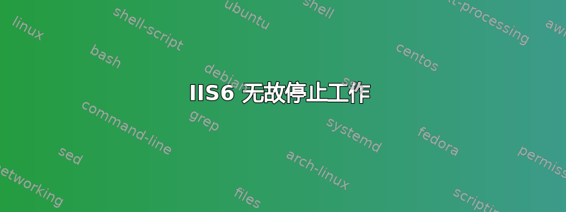 IIS6 无故停止工作