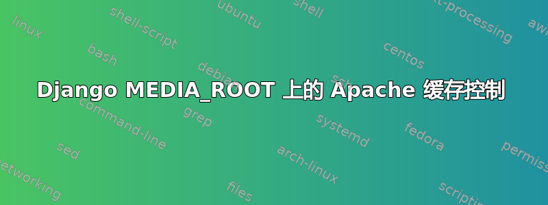 Django MEDIA_ROOT 上的 Apache 缓存控制