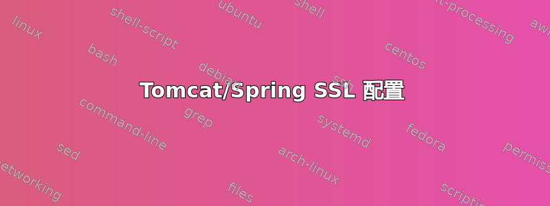 Tomcat/Spring SSL 配置