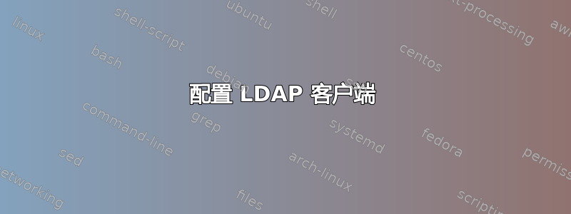 配置 LDAP 客户端