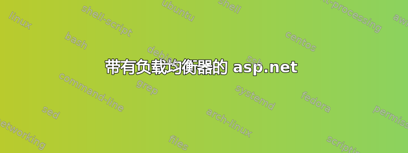 带有负载均衡器的 asp.net