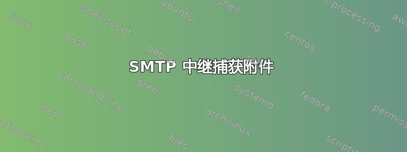 SMTP 中继捕获附件