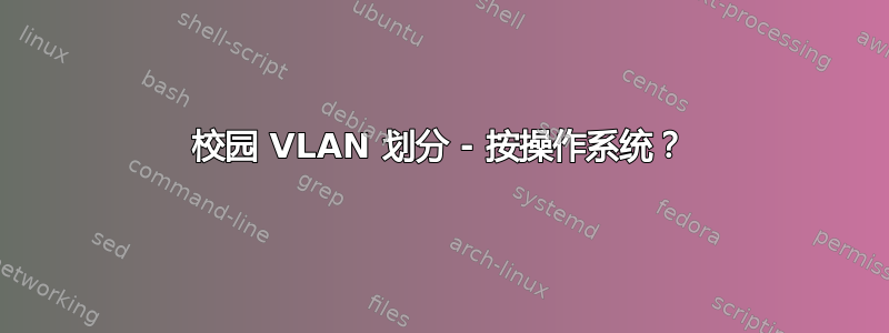 校园 VLAN 划分 - 按操作系统？