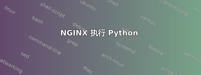 NGINX 执行 Python