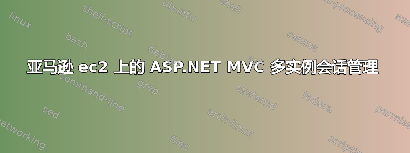 亚马逊 ec2 上的 ASP.NET MVC 多实例会话管理