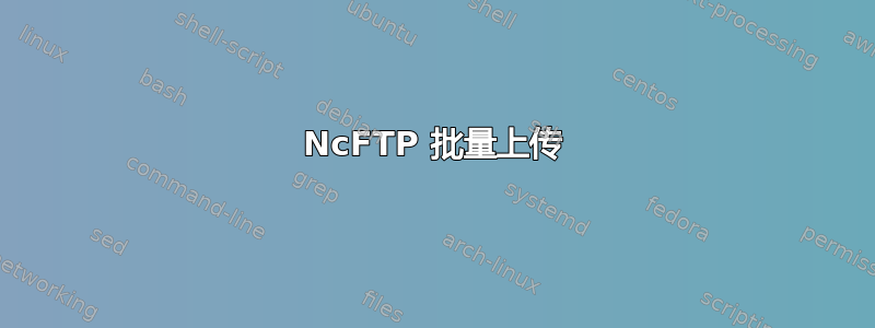 NcFTP 批量上传