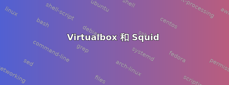 Virtualbox 和 Squid