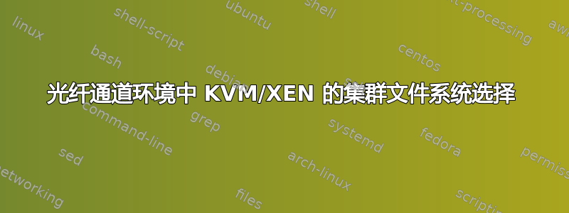 光纤通道环境中 KVM/XEN 的集群文件系统选择