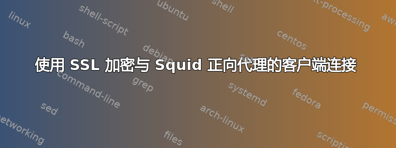 使用 SSL 加密与 Squid 正向代理的客户端连接