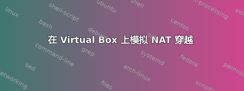 在 Virtual Box 上模拟 NAT 穿越