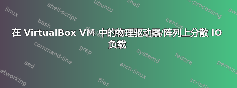 在 VirtualBox VM 中的物理驱动器/阵列上分散 IO 负载