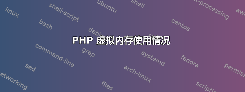 PHP 虚拟内存使用情况