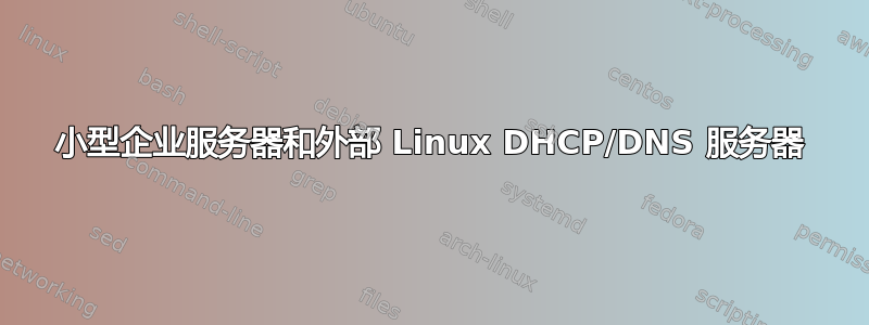 小型企业服务器和外部 Linux DHCP/DNS 服务器