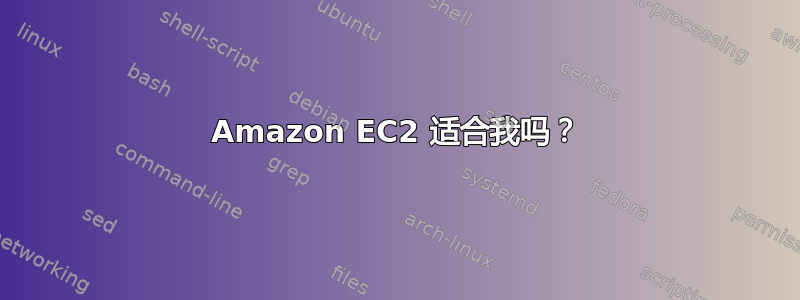 Amazon EC2 适合我吗？