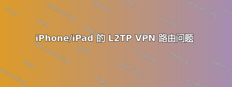 iPhone/iPad 的 L2TP VPN 路由问题