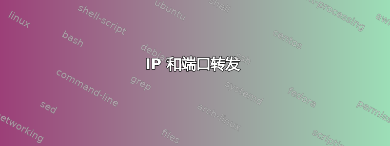 IP 和端口转发