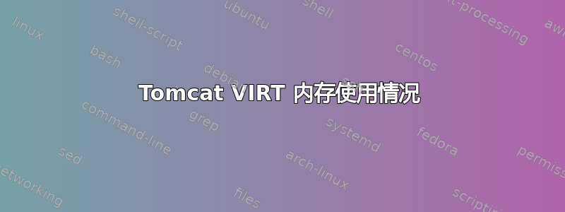 Tomcat VIRT 内存使用情况