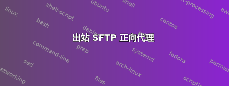 出站 SFTP 正向代理