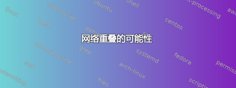 网络重叠的可能性