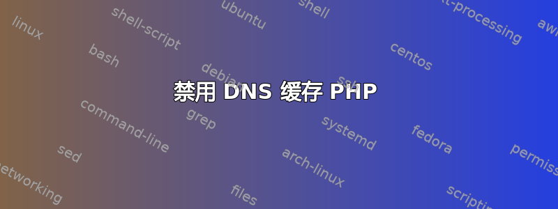 禁用 DNS 缓存 PHP