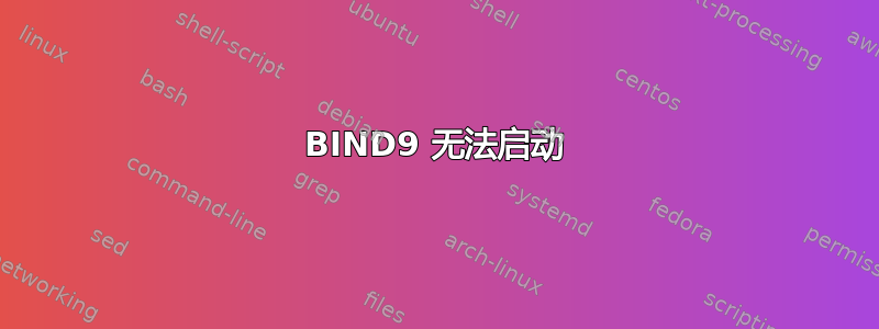 BIND9 无法启动