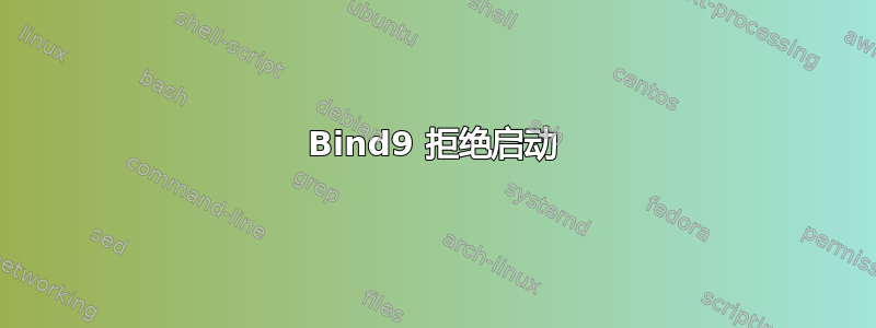 Bind9 拒绝启动