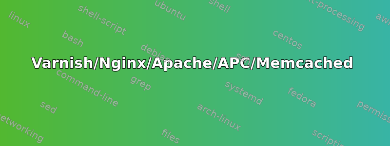 Varnish/Nginx/Apache/APC/Memcached