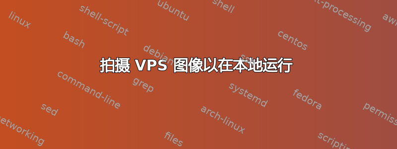 拍摄 VPS 图像以在本地运行