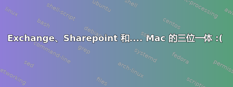 Exchange、Sharepoint 和.... Mac 的三位一体 :(