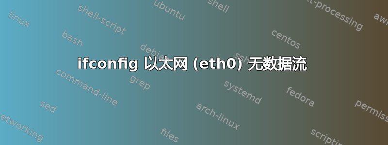 ifconfig 以太网 (eth0) 无数据流