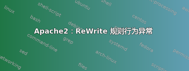 Apache2：ReWrite 规则行为异常