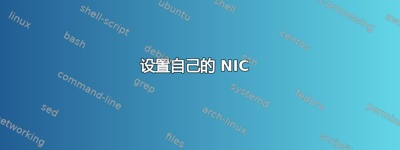 设置自己的 NIC 