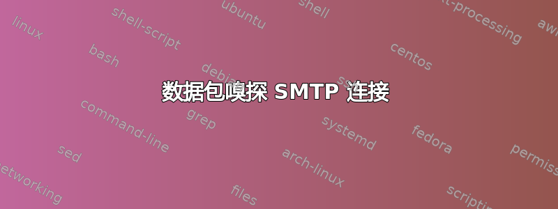 数据包嗅探 SMTP 连接