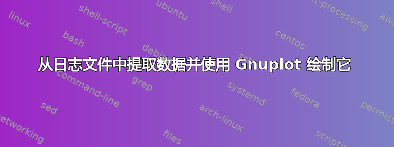 从日志文件中提取数据并使用 Gnuplot 绘制它