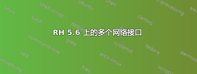 RH 5.6 上的多个网络接口