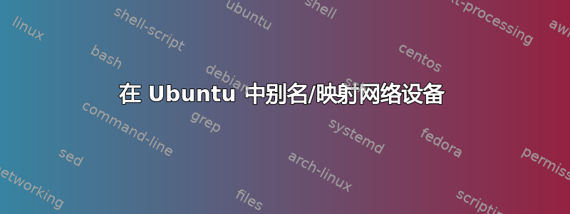 在 Ubuntu 中别名/映射网络设备