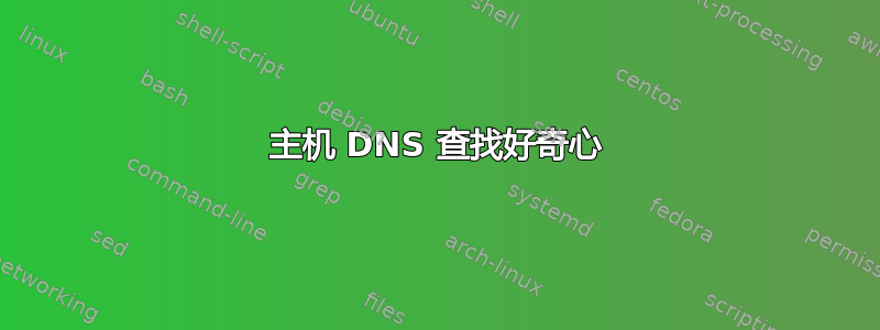 主机 DNS 查找好奇心