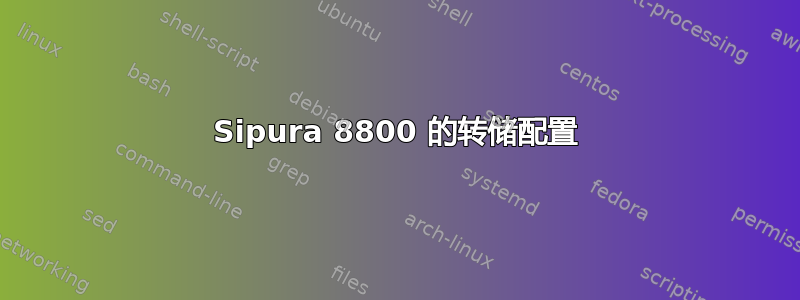 Sipura 8800 的转储配置