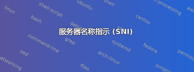 服务器名称指示 (SNI)