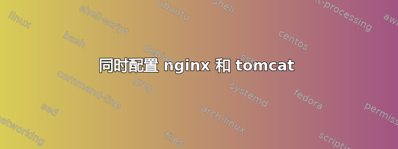 同时配置 nginx 和 tomcat