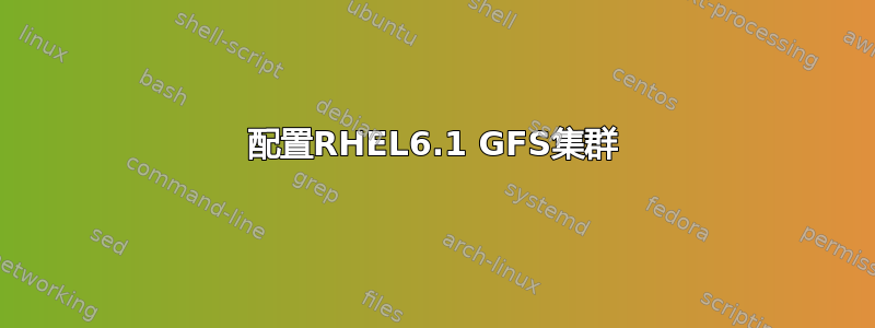 配置RHEL6.1 GFS集群