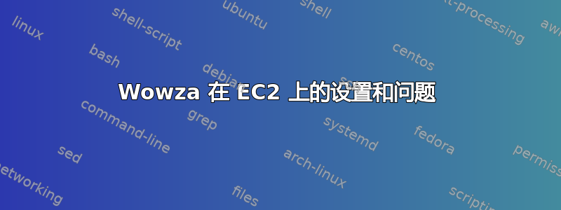 Wowza 在 EC2 上的设置和问题