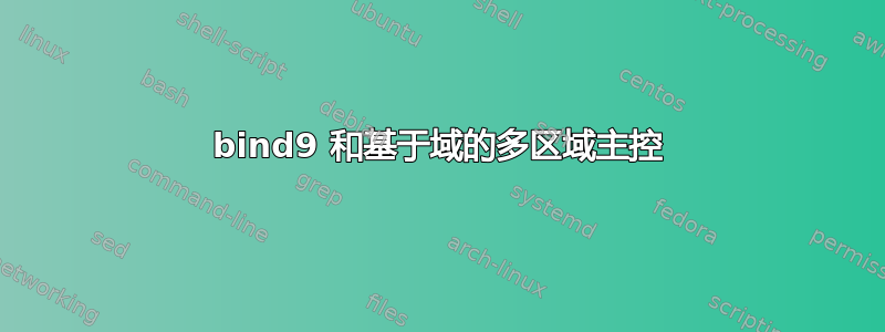 bind9 和基于域的多区域主控