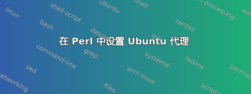 在 Perl 中设置 Ubuntu 代理