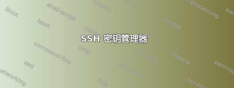 SSH 密钥管理器 