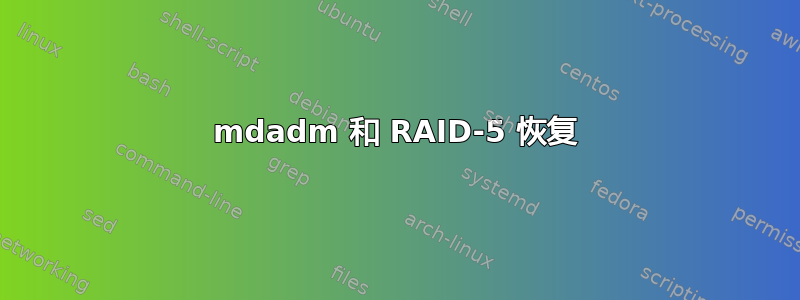 mdadm 和 RAID-5 恢复