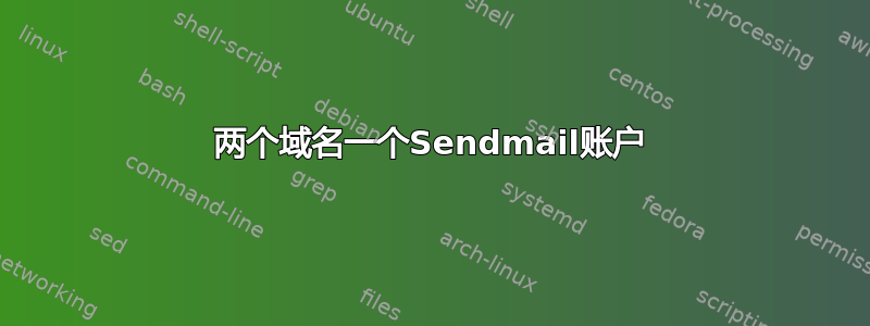 两个域名一个Sendmail账户