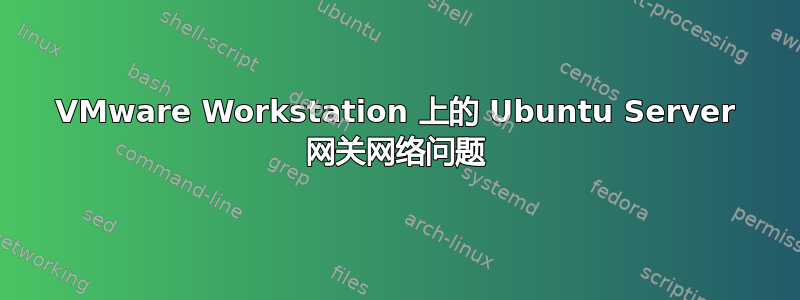 VMware Workstation 上的 Ubuntu Server 网关网络问题